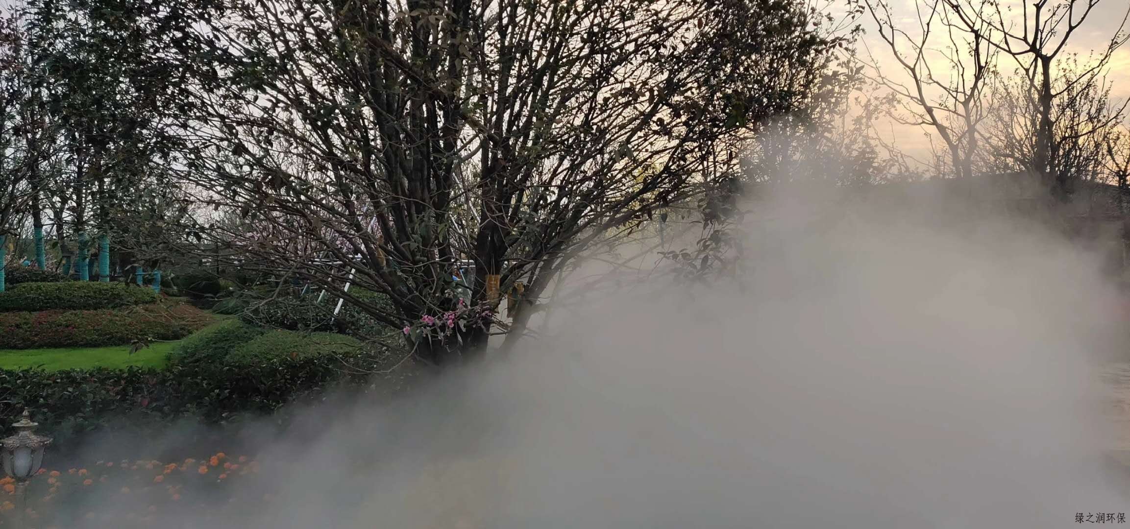 <b>河南售楼部景观造雾系统施工完毕</b>