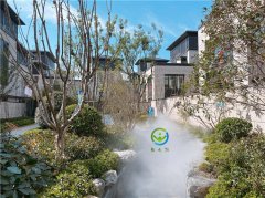<b>河南郑州市登封市建业嵩岳府别墅区景观造雾工</b>